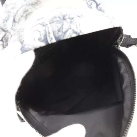Dior Small backpack Backpack Daypack M6108SNTJ Toile de Jouy Black / white - Picture 11 of 15